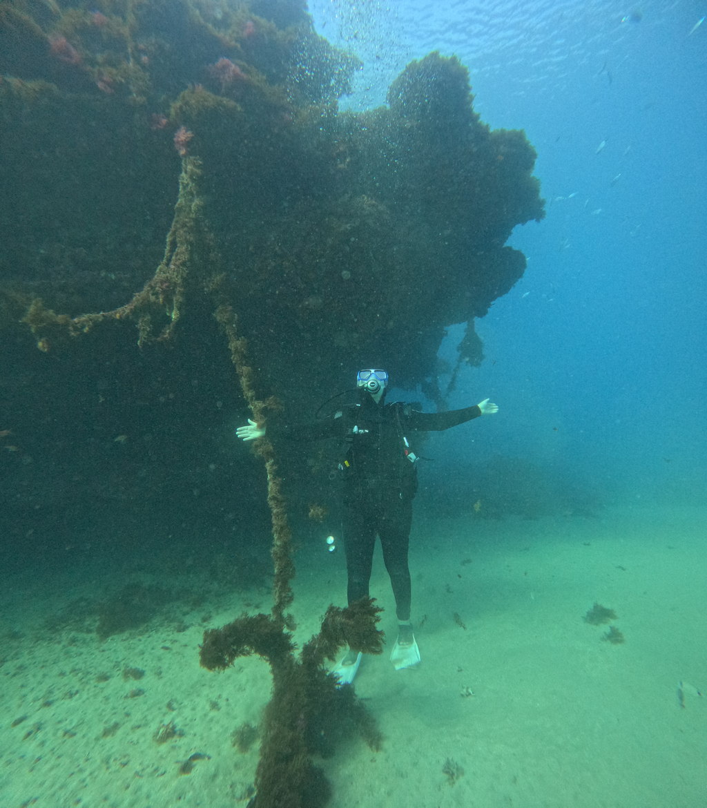 Exploration d'une épave sous-marine au nord du Maroc